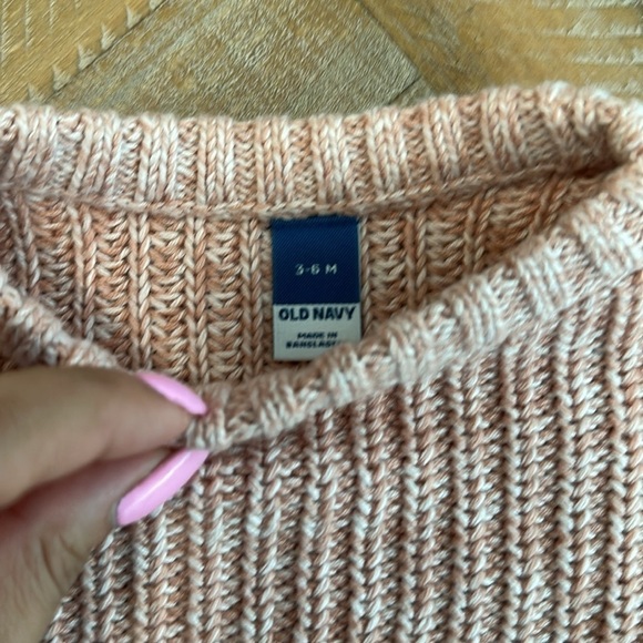 Old Navy Unisex Shaker-Stitch Crewneck Pullover Sweater for Baby Coastal Plain - Picture 4 of 7